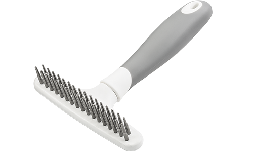 Koiran Pohjavillahara Koiran aluskarvaharja 32 metallipiikillä ja ergonomisella kahvalla, poistaa irtokarvat ja vähentää karvanlähtöä.