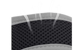 Pehmustettu ja säädettävä koiran kuonokoppa Pehmustettu säädettävä koiran kuono harmaana, kevyt nylonmateriaali, erittäin vahva hihna turvalliseen istuvuuteen.