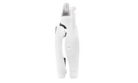 Koiran ja kissan kynsileikkurit LED-valolla Valkoinen LED-koiran kynsileikkuri sisäänrakennetulla valolla, ergonominen kahva, turvakaari ja kynsiviila tarkkuuteen.