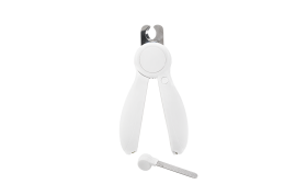 Koiran ja kissan kynsileikkurit LED-valolla Valkoinen LED-koiran kynsileikkuri sisäänrakennetulla valolla, piilotettu kynsiviila, turvallinen ja ergonominen muotoilu.