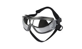 UV-Suojatut Koiran Aurinkolasit Säädettävillä Hihnoilla - Tuulen- ja Vedenpitävät UV-suojatut koiran aurinkolasit säädettävillä hihnoilla, tuulenkestävät, pää 36-56 cm, leuka 20-25 cm, ulkokäyttöön.