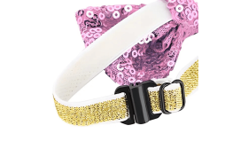 Kimalteleva Juhlarusettipanta Kissoille & pienille Koirille Kimalteleva Juhlarusettipanta Kissoille & pienille Koirille