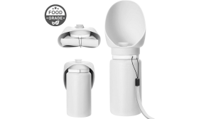 Kokoontaittuva koirien vesipullo 550 ml – elintarvikeluokan silikonista valmistettu lemmikkien matkavesikulho Kokoontaittuva koirien vesipullo 550 ml – elintarvikeluokan silikonista valmistettu lemmikkien matkavesikulho